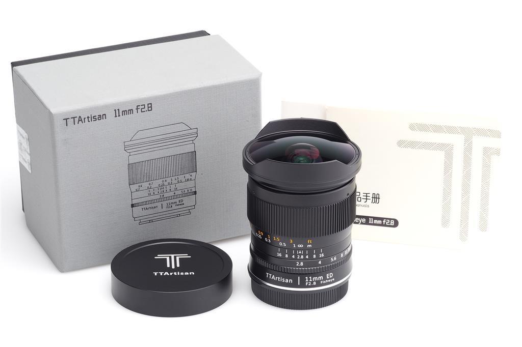 Ttartisan 2.8/11mm Black F.L Mount Fisheye Full Format 180° (1721488570)