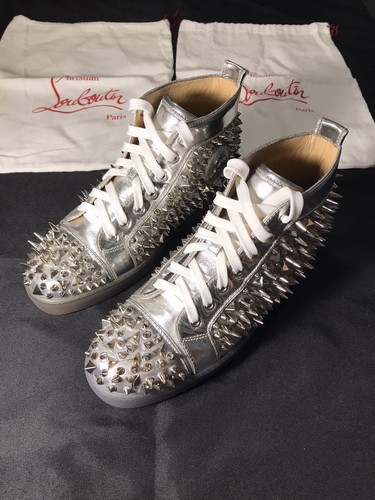 christian louboutin metallic shoes