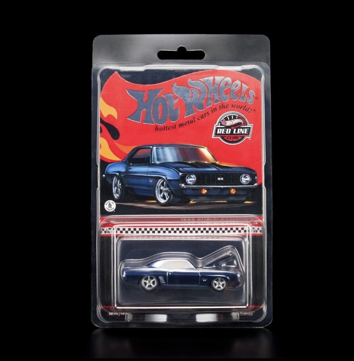 ミニカー 2005 HotWheels Chevy Camaro RLC Hot Wheels 1969 Chevy Camaro SS Blue RLC Red Line Collection