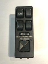 1992 1993 1994 1995 Saturn Sl1 Sl2 Sl Window Mirror Adjuster Switch Black