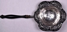 Art Nouveau Tea Strainer Antique Sterling Silver