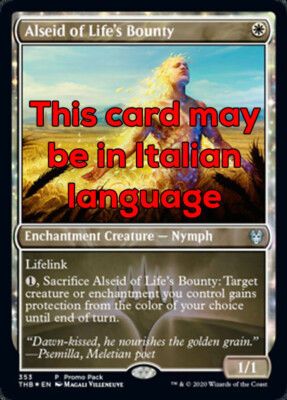 MTG ALSEID OF LIFE's BOUNTY EXC - ALSEIDE OF VITAL FUNDANCE - THB-X IT