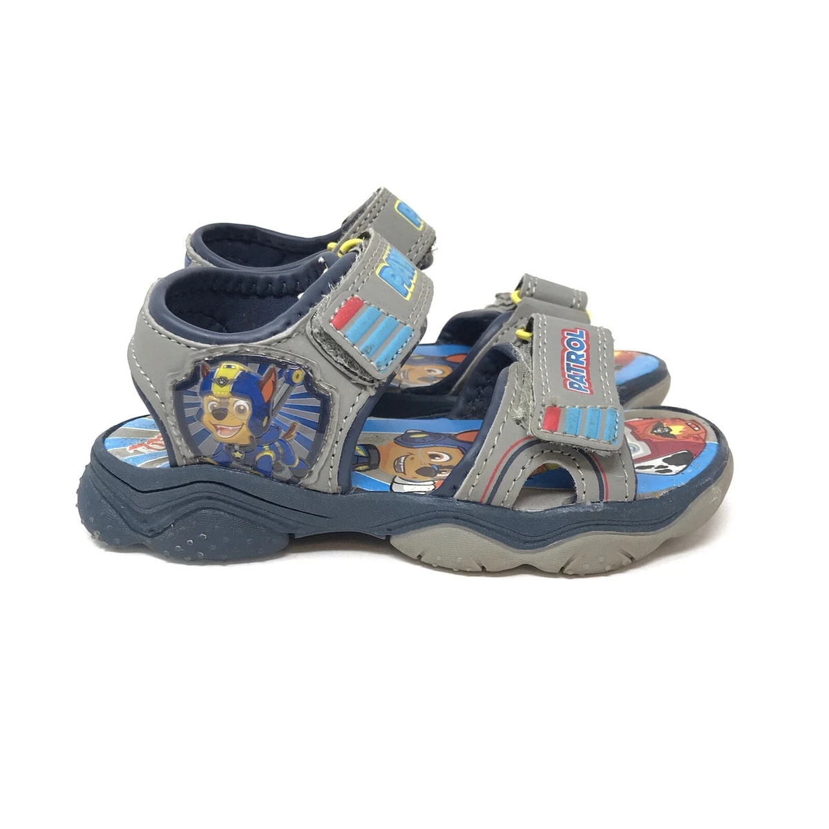 Paw Patrol Sandals Toddler Size 8 Boys Pawsome Adjustable Ankle