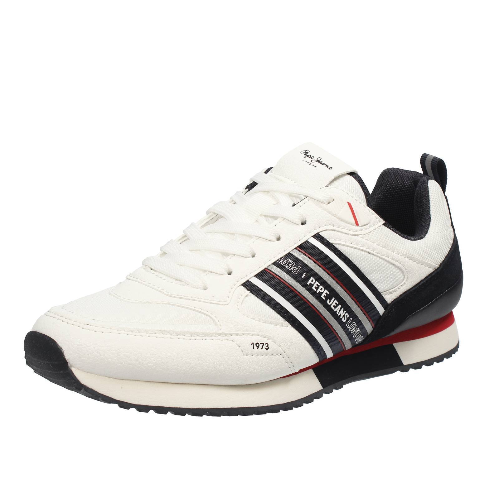 Pepe Jeans Dublin Young - Sneakers Basse In Tessuto Bianco - Taglia 43 5cm 13190₽
