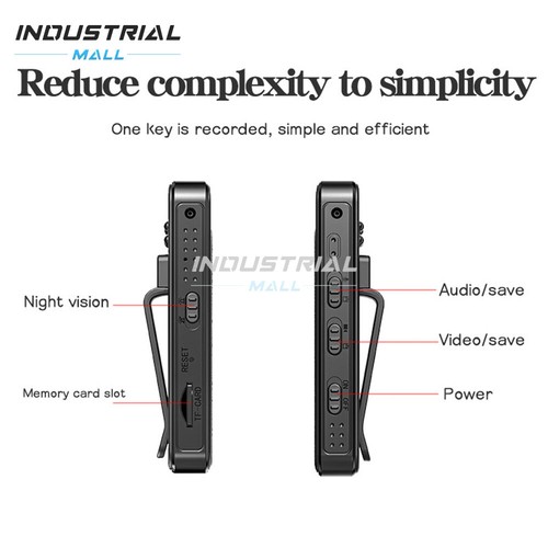 Portable 1080P Small Camera Wearable Pocket Video Recorder Camcorder Rotatable - Picture 14 of 24