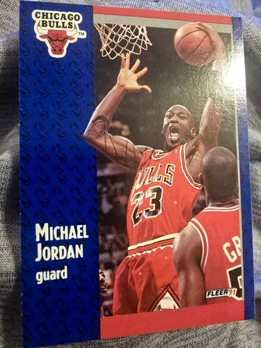 1991-92 Fleer - Michael Jordan #29 3d Acrylic