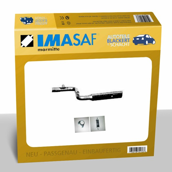 Imasaf Esd Auspuff Endtopf FüR Autobianchi A 112 0.9/1.0, EndschalldäMpfer-image