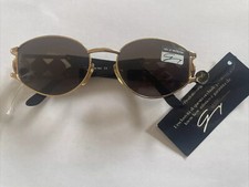 New Auth. Genny 1997 Vintage Sunglasses Brown 598-S 5001