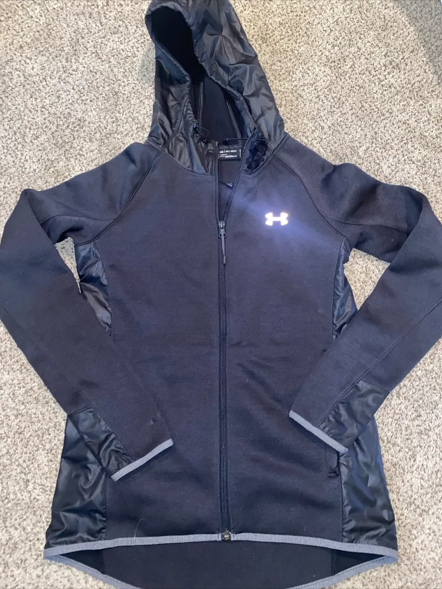 UNDER ARMOUR WOMEN'S COLD GEAR XSMALL SWACKET WOMEN'S JACKET BLACK