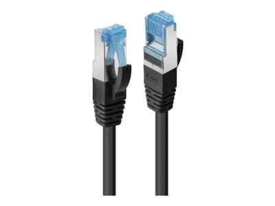 Lindy 47177 Cat6A S/FTP PIMF LSOH, schwarz, 1.00m Patchkabel