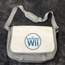 Nintendo Wii Dream Gear Travel Storage Messenger Shoulder Bag White