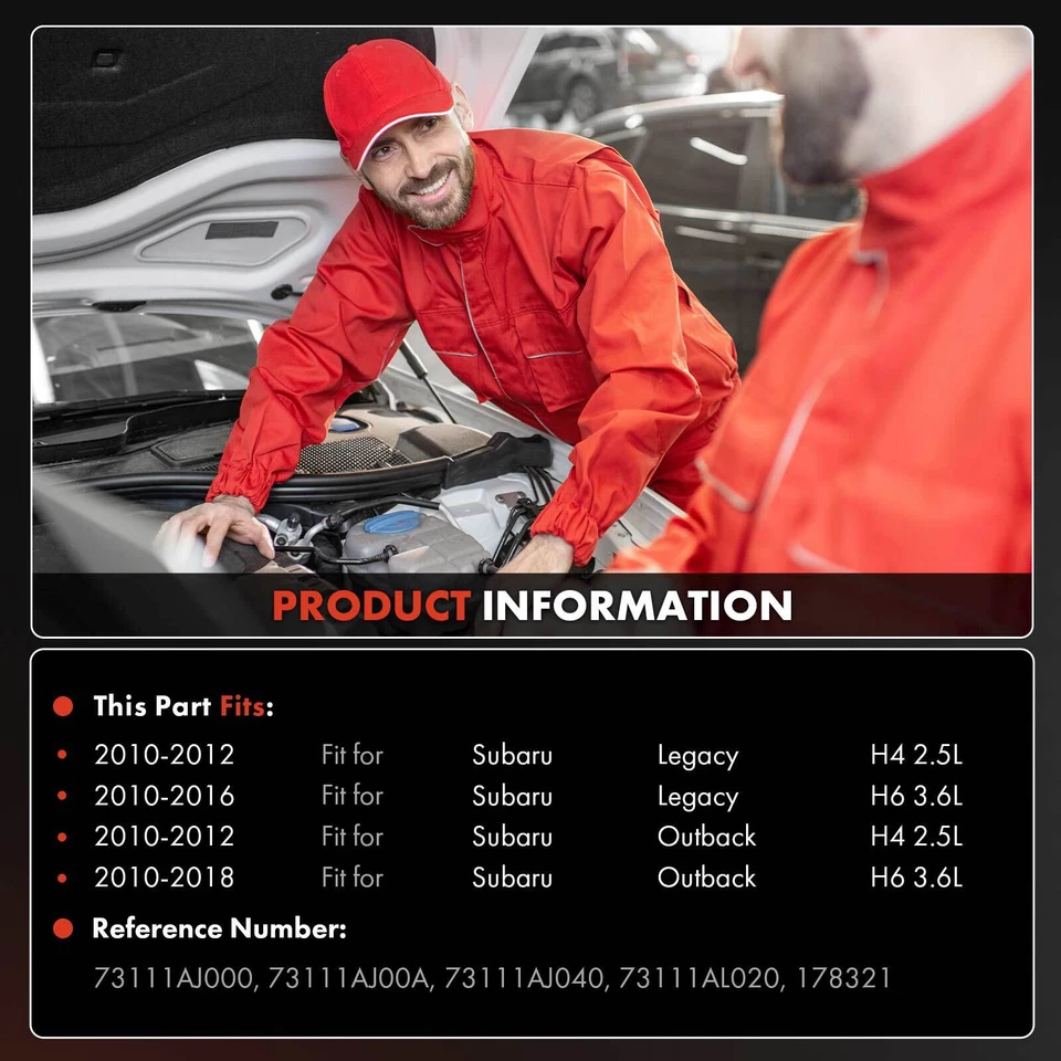 Compresor de CA con compresor TSE14C para Subaru Outback Legacy 2010-2019 Impreza Foto 3 de 4