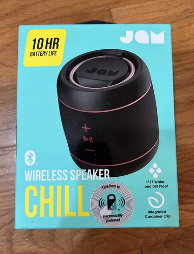 Jam Chill Compact Bluetooth Wireless Speaker 10 Hr Battery Waterproof