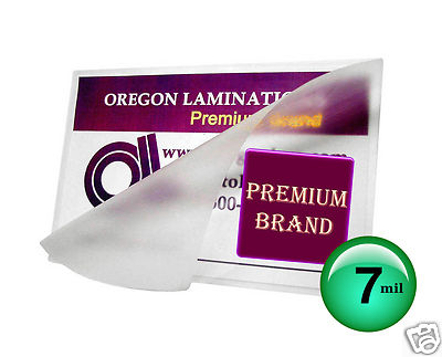(500/pack) 7 Mil School ID Cards Hot Laminating Pouches 2-1/2 x 3-5/8 Clear