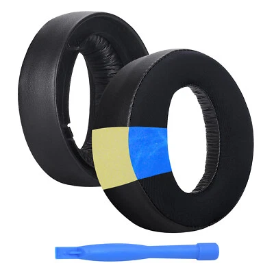 MMOBIEL Ersatz Ohrpolster für Sony PS5 3D Pulse Wireless - Kühlgel Ohrpolster - Schwarz