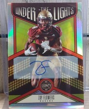 2023 Zay Flowers Panini Legacy -Under the Lights Silver Autograph #UL-ZFL 