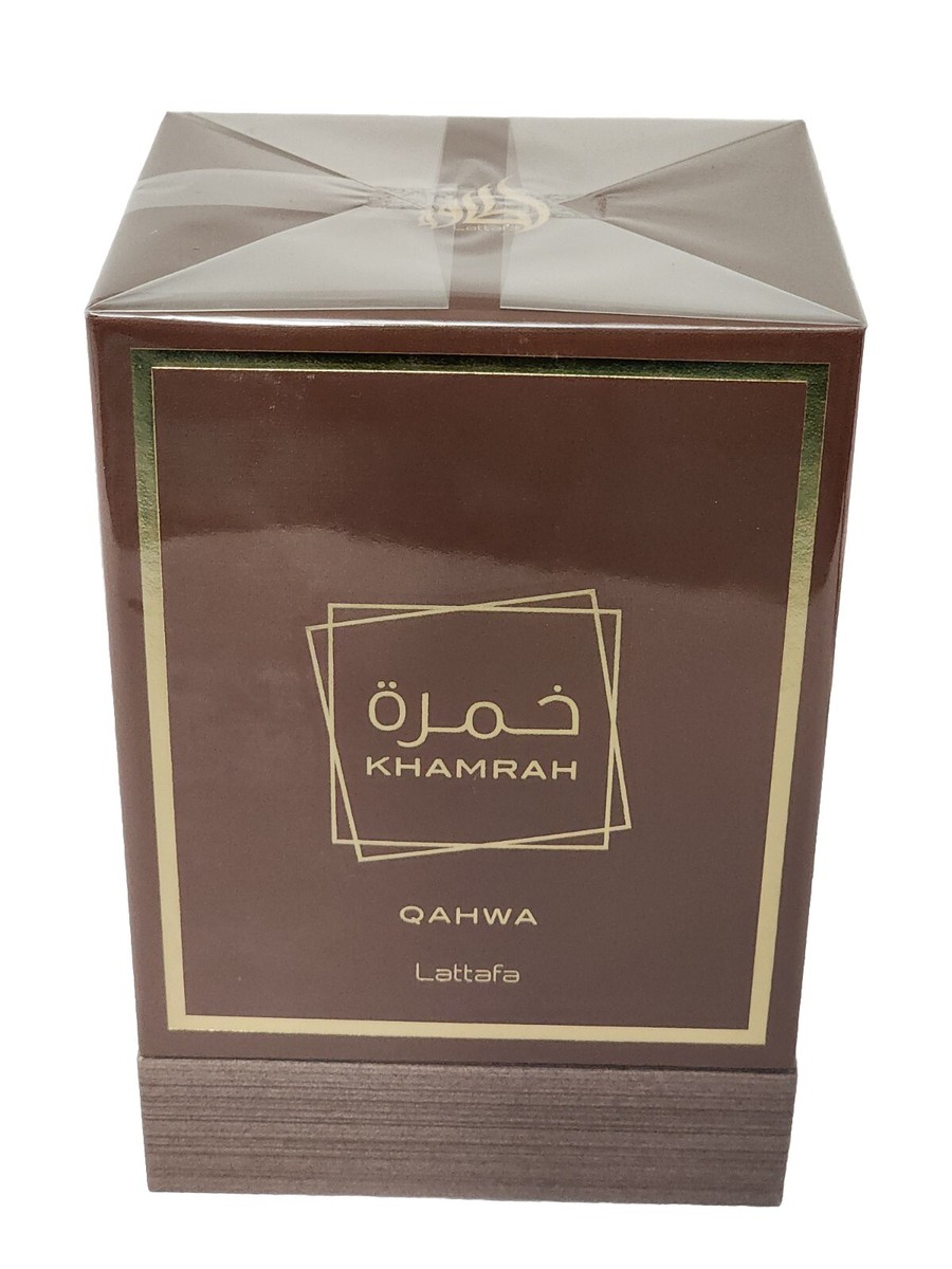 Khamrah Qahwa by Lattafa EDP Spray Unisex 3.4oz New Sealed Khamrah Qahwa by Lattafa EDP Spray Unisex 3.4oz New Sealed