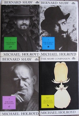 Michael Holroyd Bernard Shaw First Edition Biography Critic Playwright Signed