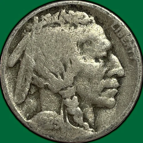 1925-S Buffalo Nickel Good G Coin #34751
