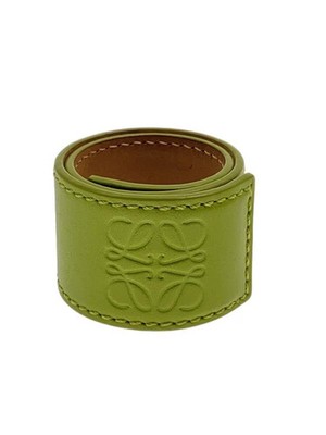 LOEWE SMALL SLAP BRACELET Bracelet Leather Green Women's | eBay
