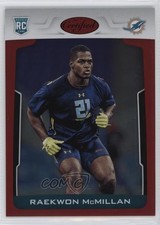 2017 Certified Rookies Mirror Red /99 Raekwon McMillan #186 4f5