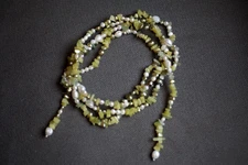 Cultured Pearl/Gemstone AAA  Necklaces 16"/17" 14KTW/925 Lot Of 3   NEW