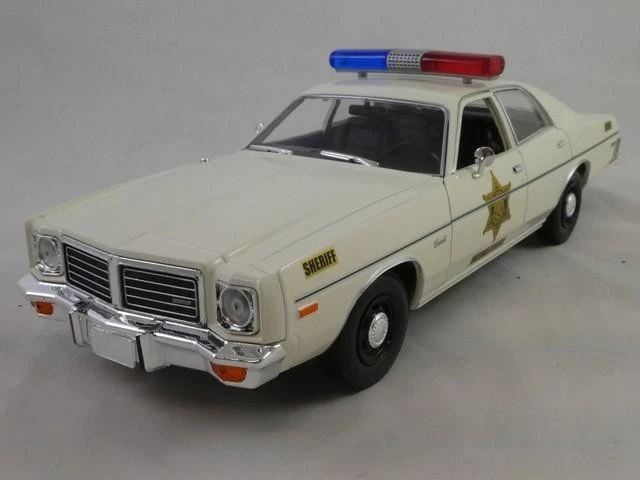 Greenlight Ford Coronet Hazzard County Sheriff 1975 1/18 19092 - Immagine 2 di 4