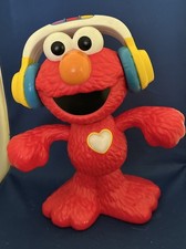 Sesame Street Musical ELMO Lets Dance With Headphones Sings, Talks Dance Works