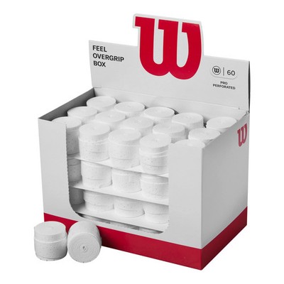 Wilson Pro Overgrip Perforated 60er Pack Tennisovergrip weiß