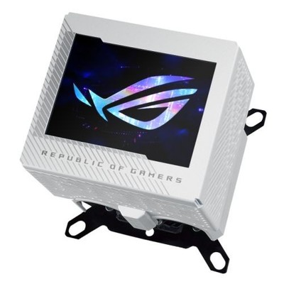 Asus Rog Ryujin II WB White Edition CPU Water Block Full-Colour 3,5'' LCD Custom