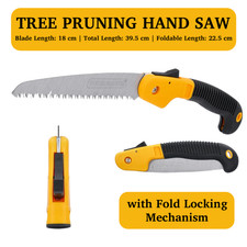 Folding Pruning Hand Saw Portable Sharp Blade Gardening Camping Cutting Trimming
