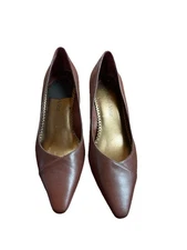 Bella Vita Wow Size 7 Brown  Leather Womens Pumps