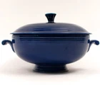 Vintage Fiesta Casserole in Original Blue Glaze