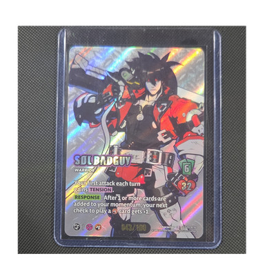 UVS Games UniVersus Sol Badguy CR Foil Limited Edition CGS01  043/100 Serialized