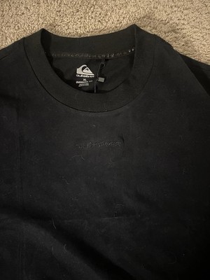 Quick Silver Men's Anthracite Short Sleeve T Dryflight Xl Oversized Fit NWT