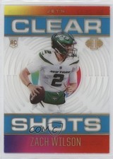 2021 Panini Illusions Clear Shots Light Blue 67/299 Zach Wilson #CS-17 10ln