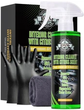 Kingvo Car Interior Cleaner Spray, Multipurpose Leather Seat Cleaner Upholste...