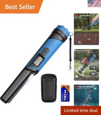 Metal Detector Pinpointer for Adults Kids, Handheld Pin Pointer Wand with L...