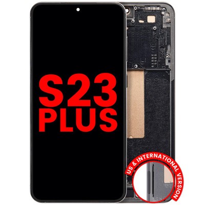 OLED-Display mit Rahmen für Samsung Galaxy S23 Plus (US & International) (After