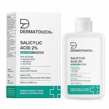 DERMATOUCH Salicylic Acid 2 Face Wash  For Acne  Oil Control-100ml