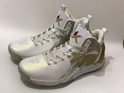 Men 9.5US Discontinued Item Anta Kt2 Nbafinal Model White Day