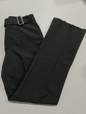 Elegante Classic Nadelstreifenhose - mit Gürtelschnalle - Gr. 36 - Top Zustand