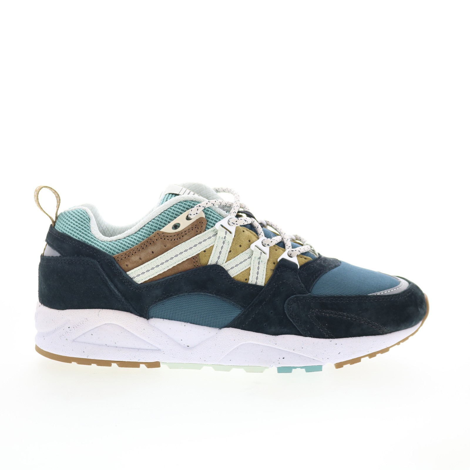 Karhu Fusion 2.0 F804088 Mens Black Suede Lace Up Lifestyle Sneakers Shoes