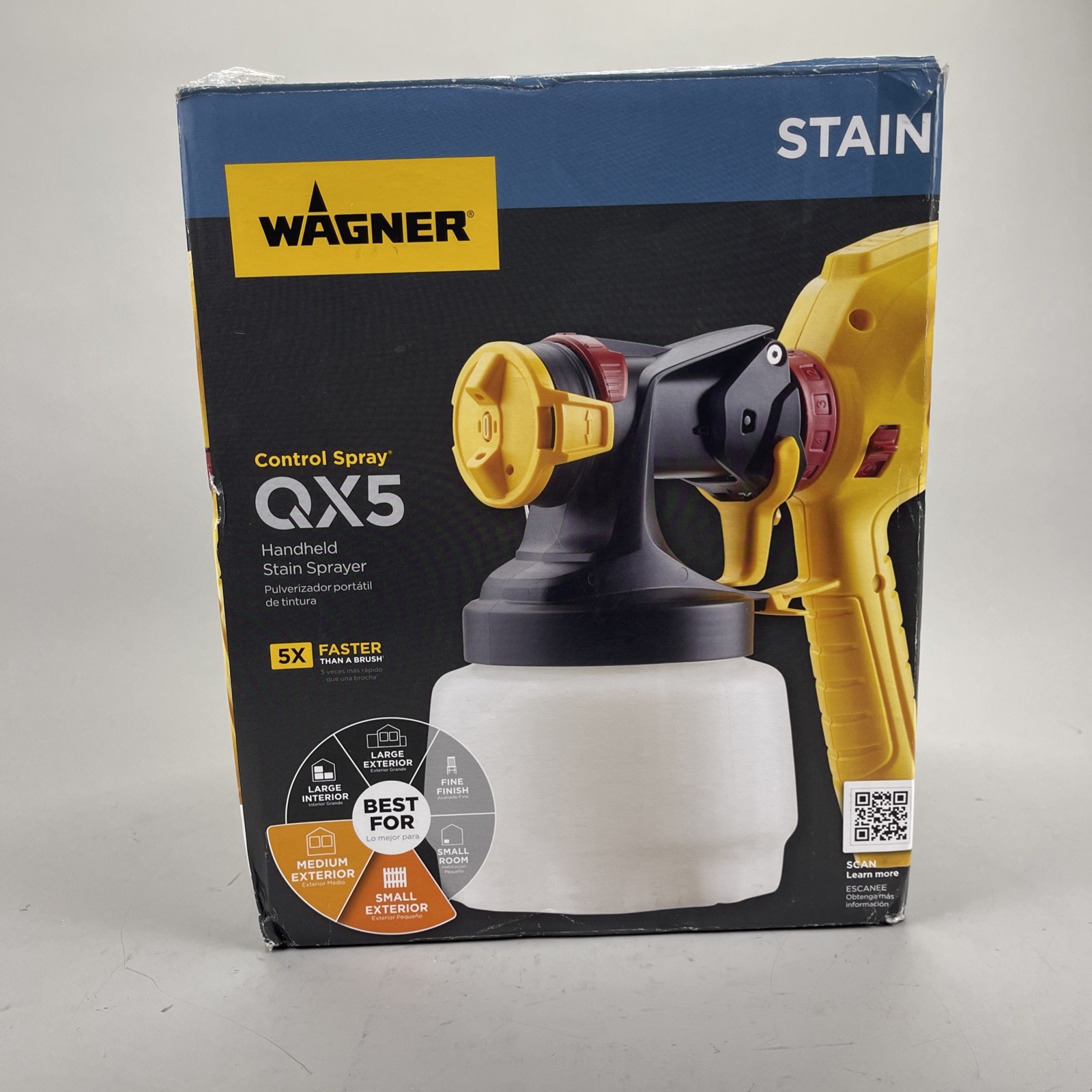 Wagner 0520112 Control Spray QX5 Handheld Stain Paint Sprayer | eBay