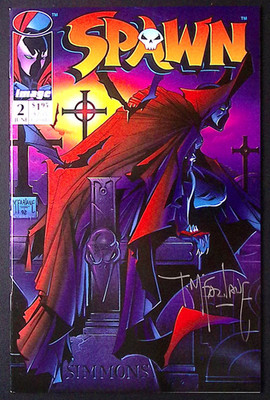Spawn #2   1st Appearance of Violator   Signed by Todd McFarlane   Estimated VF/