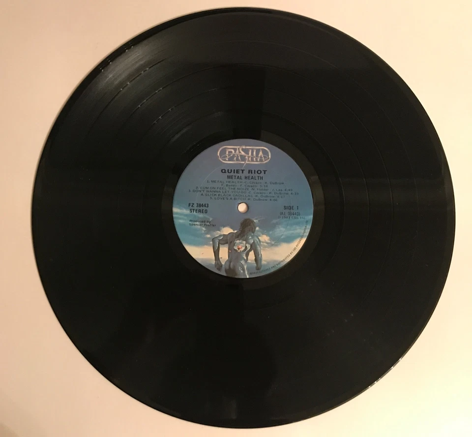 Quiet Riot Mental Health Vinyl LP Pasha 1983 Hard Rock Heavy Metal - Image 3 of 4