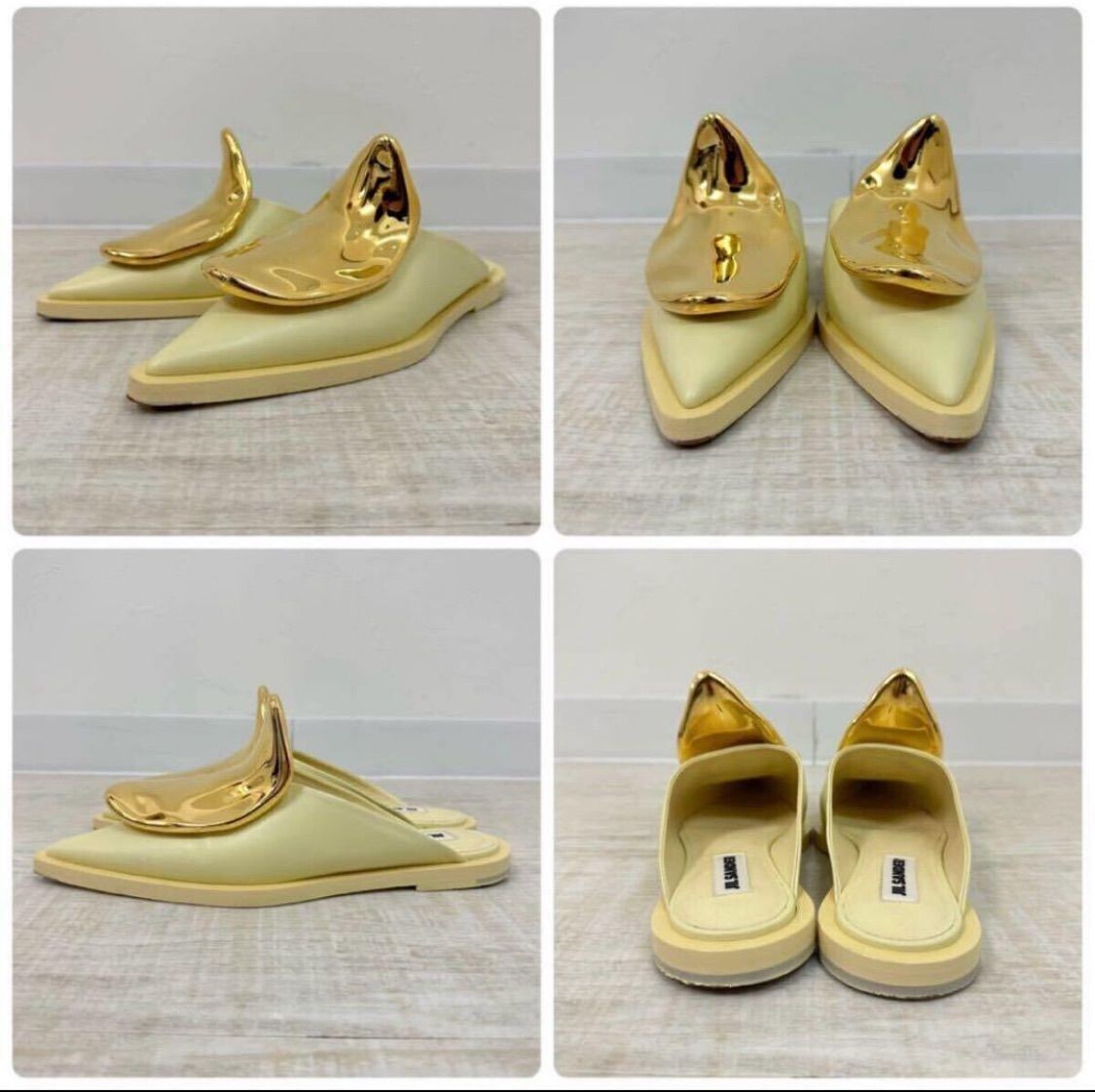 Jil Sander Runway Metal Plate Mule Sandals Size 38 Italy    22SS Japan Japan View 2