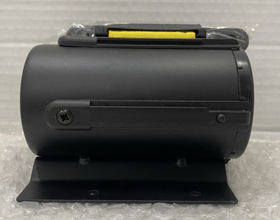 New Tensabarrier Black Removable Mount Wall Unit, Yellow Caution - Do Not Enter