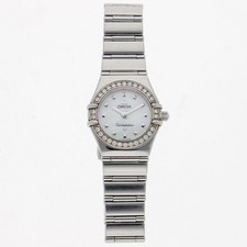 OMEGA 1465-71 Constellation My Choice WATCH White shell SS QZ 5