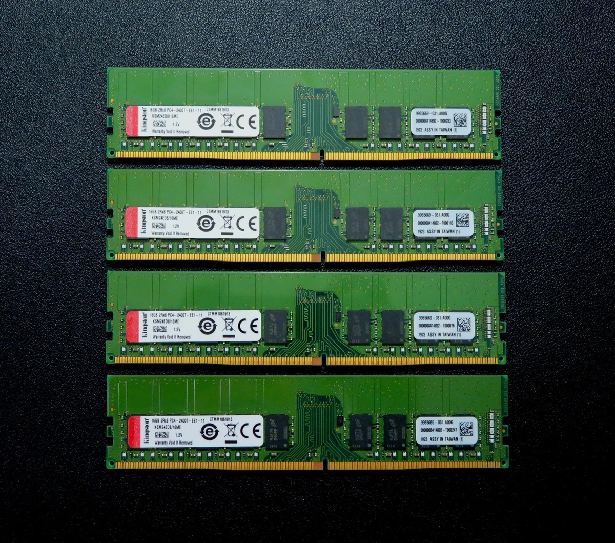 16 GB Capacity per Module DDR4 SDRAM Memory (RAM) 4 Modules for